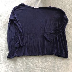Navy blouse - medium large